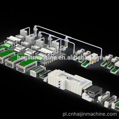 Linia produkcyjna w stylu TLD-250 dla bawełny jedwabnej